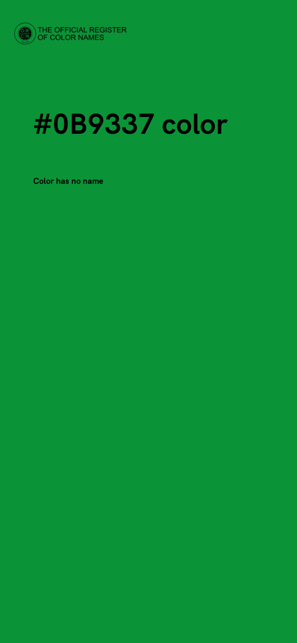 #0B9337 color image