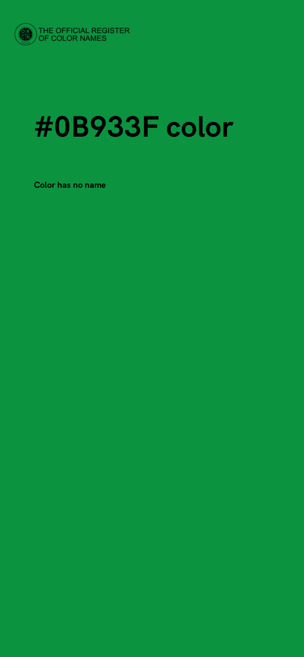 #0B933F color image