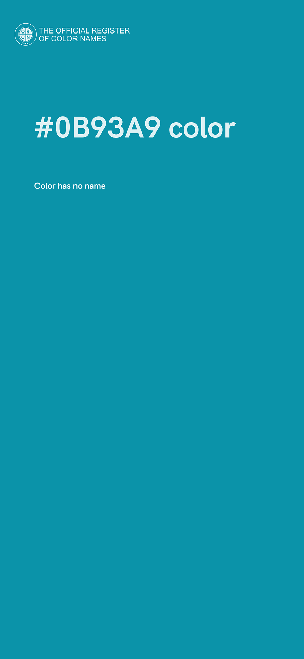 #0B93A9 color image