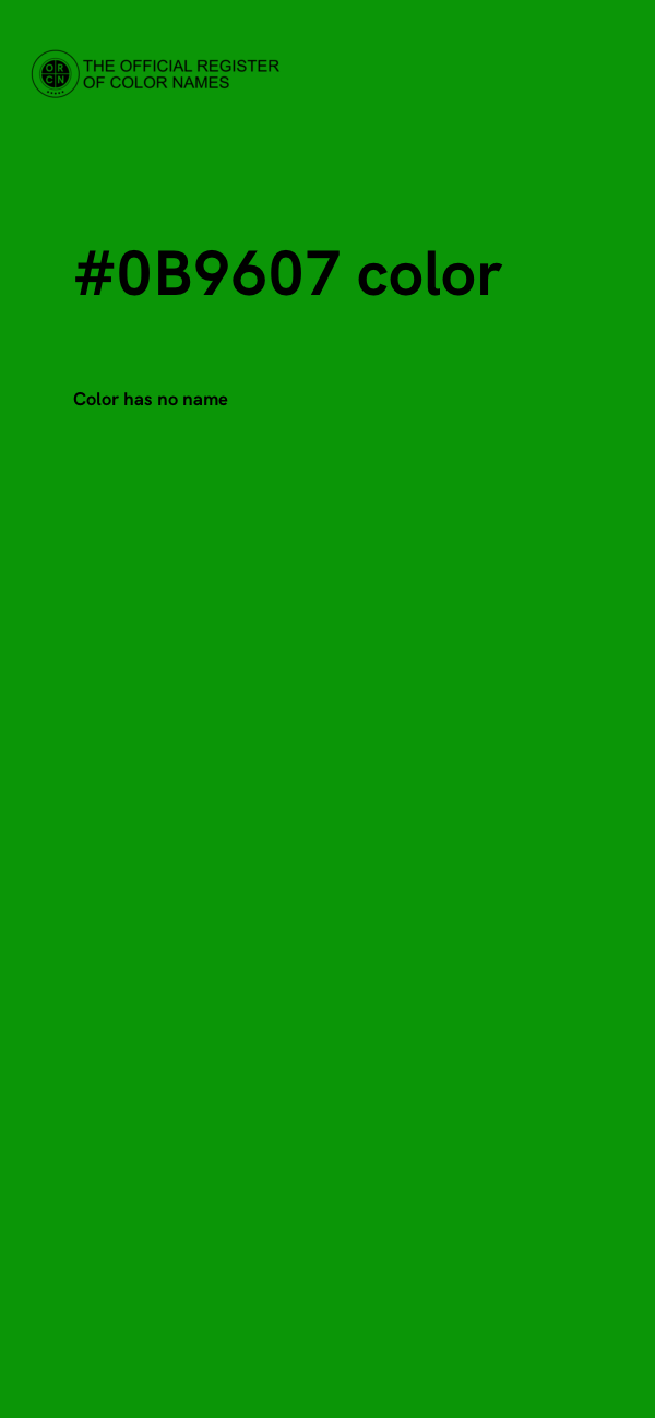 #0B9607 color image