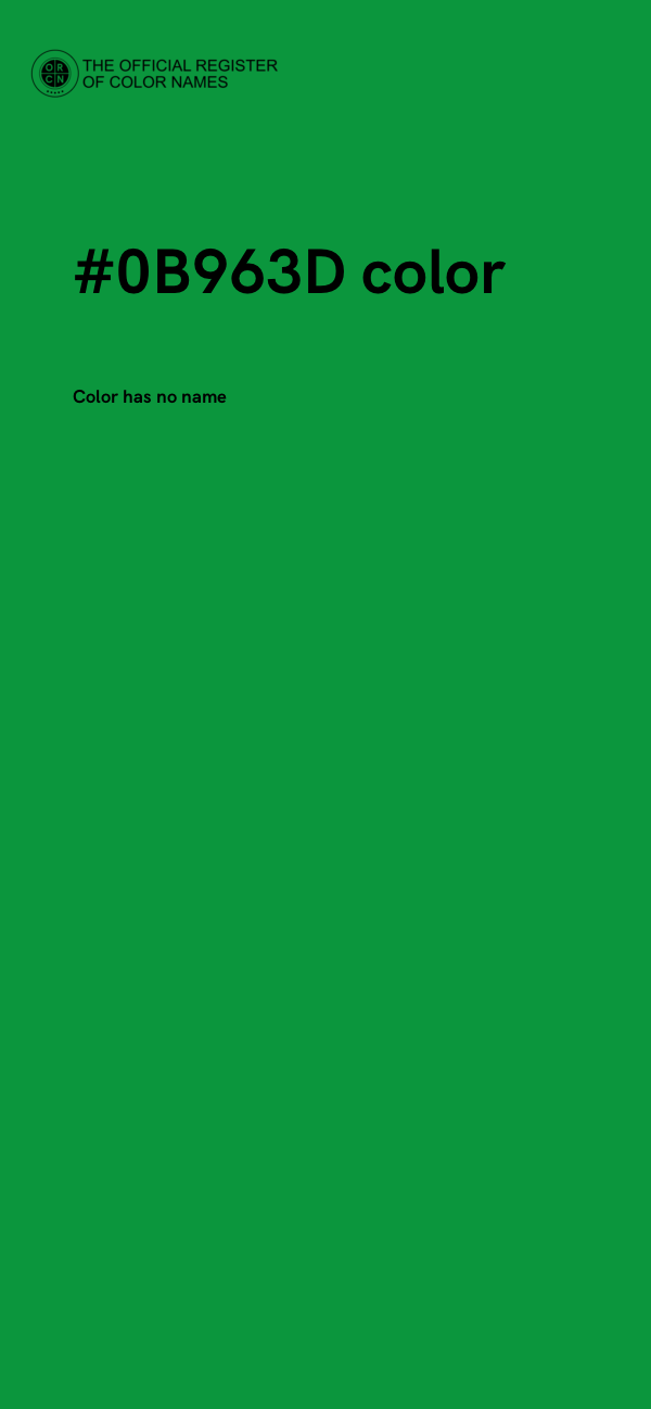 #0B963D color image