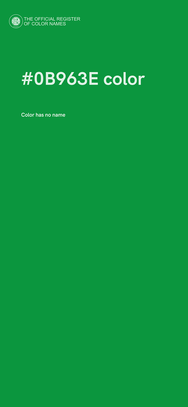#0B963E color image