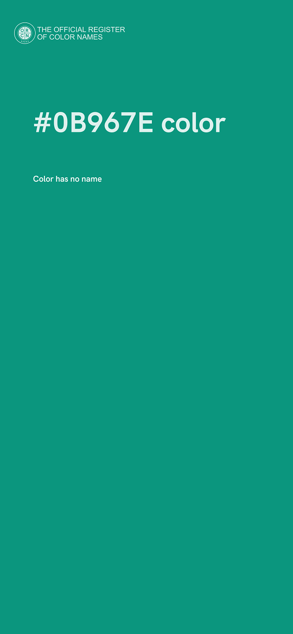 #0B967E color image