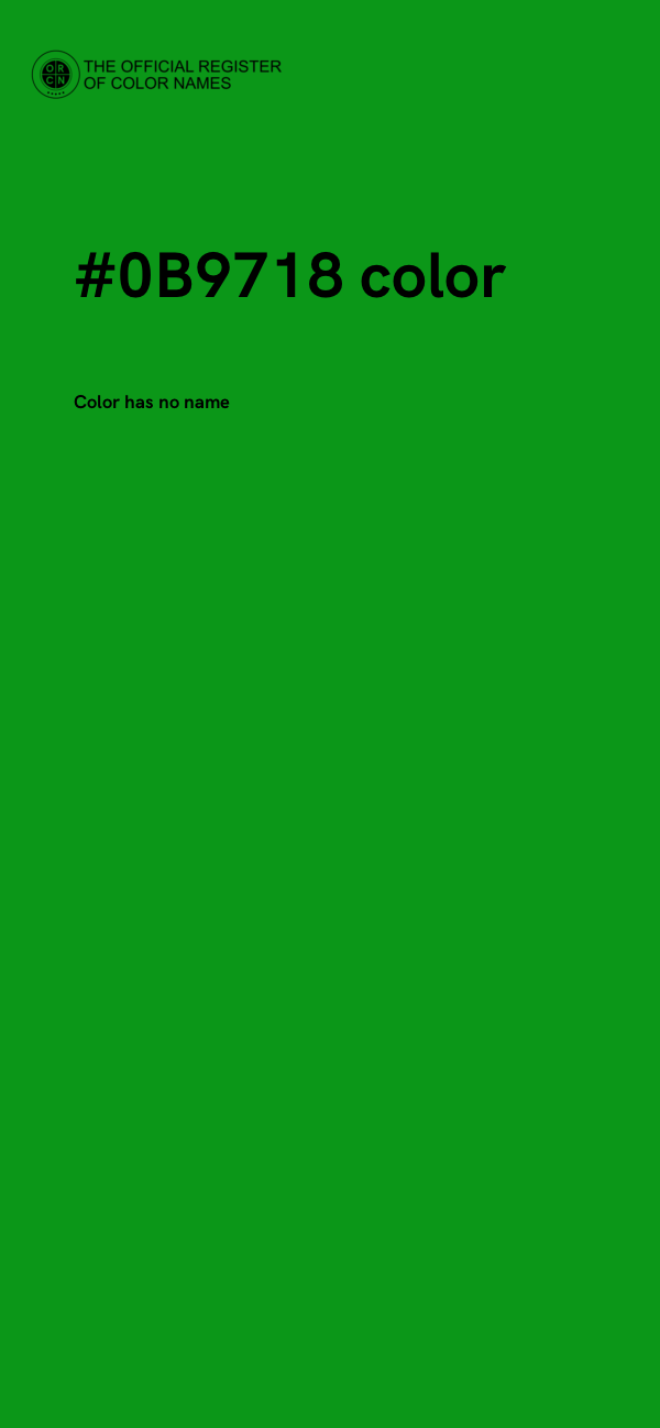 #0B9718 color image