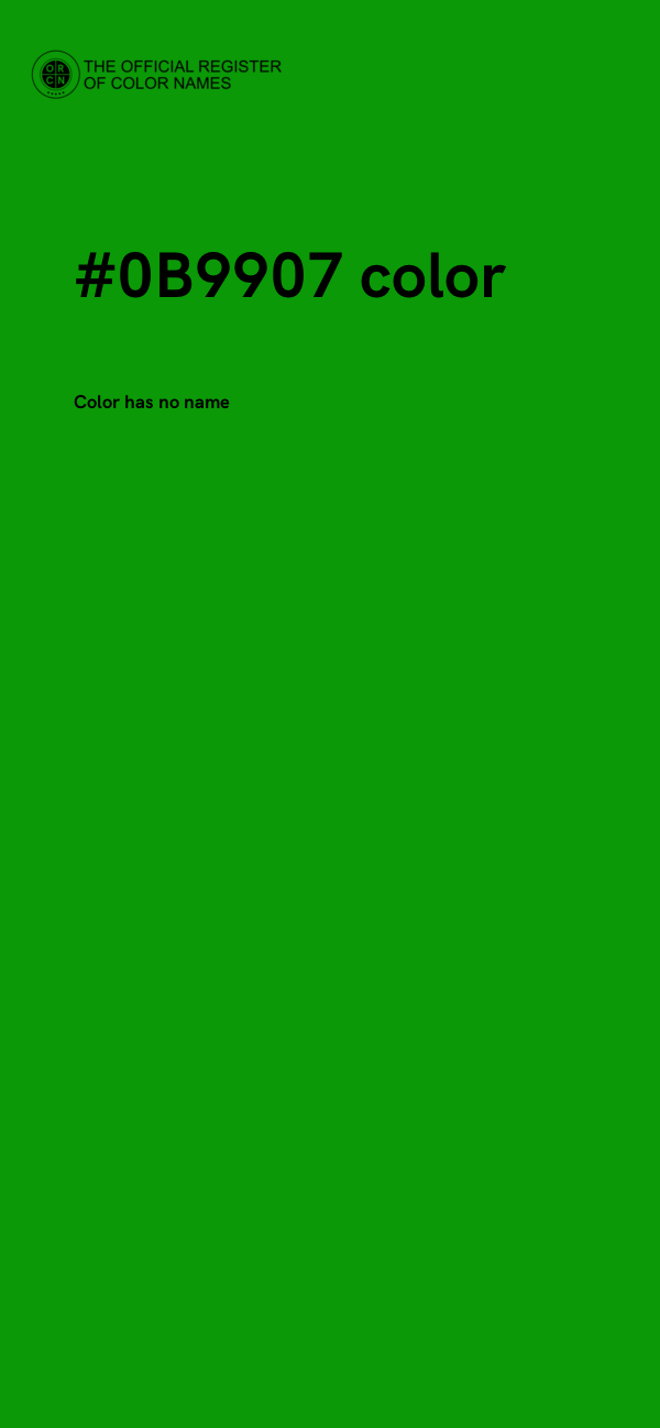 #0B9907 color image