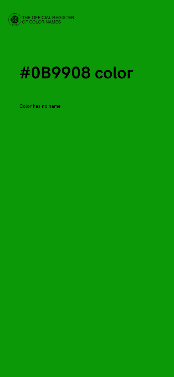 #0B9908 color image