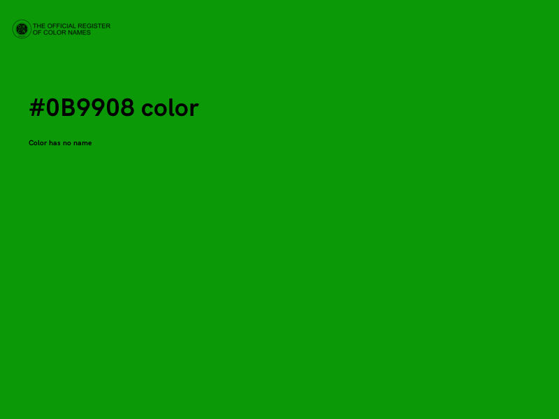 #0B9908 color image