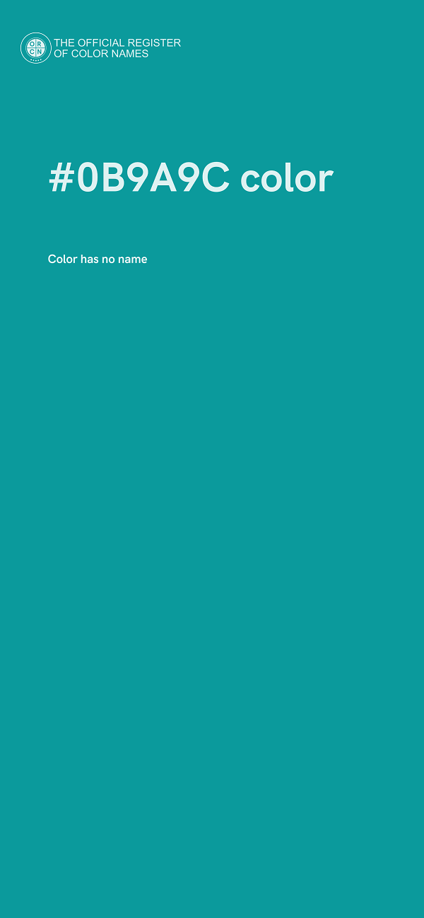 #0B9A9C color image