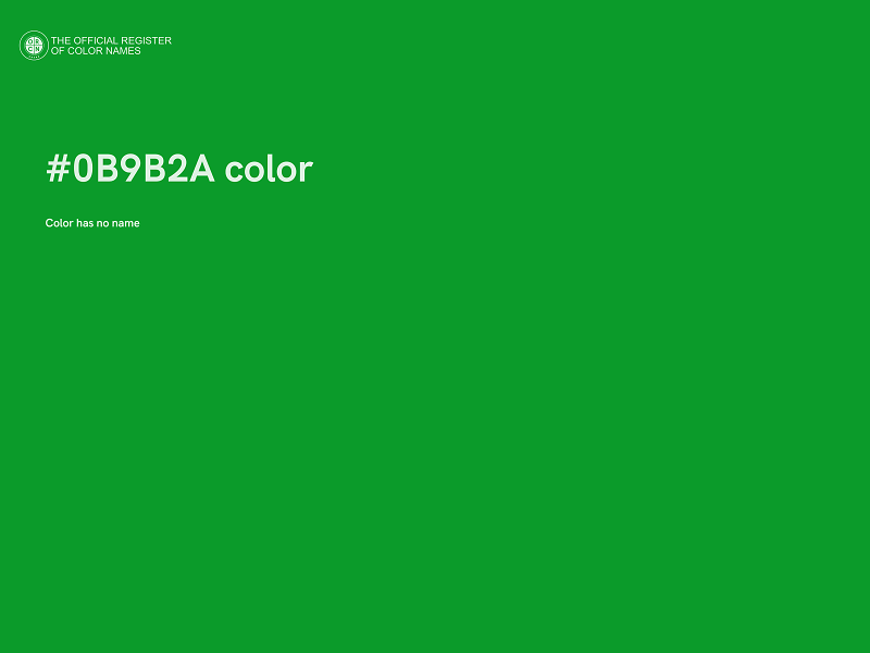 #0B9B2A color image