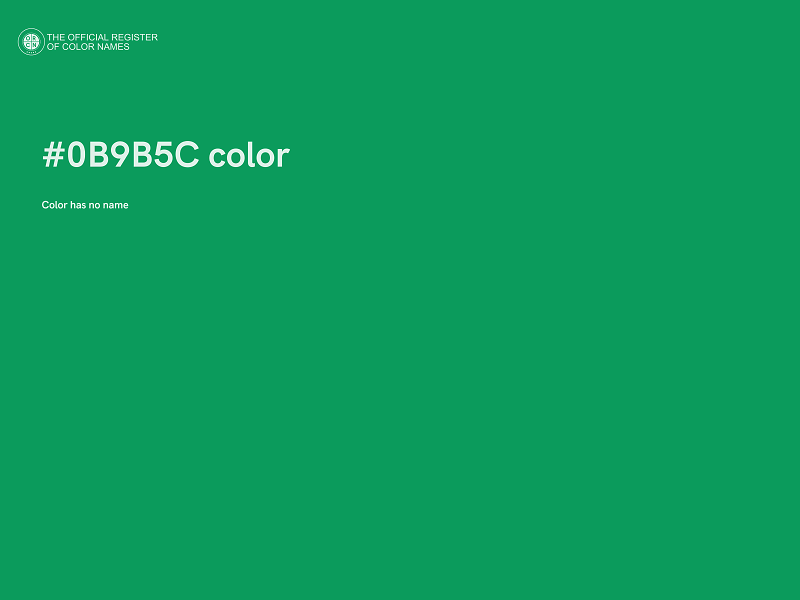 #0B9B5C color image