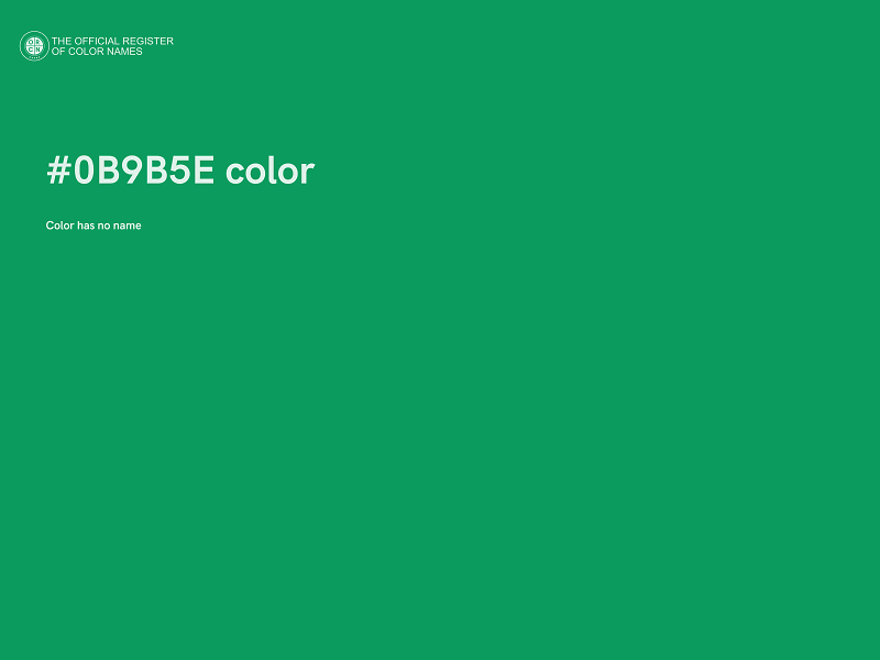 #0B9B5E color image