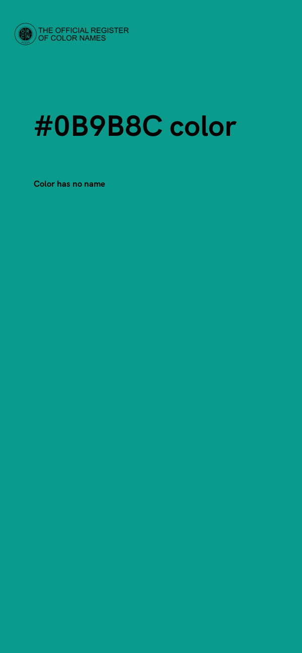 #0B9B8C color image
