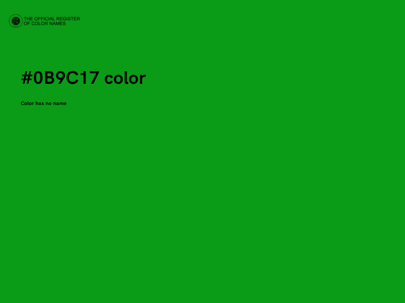 #0B9C17 color image
