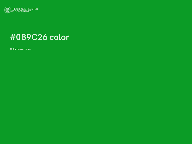 #0B9C26 color image