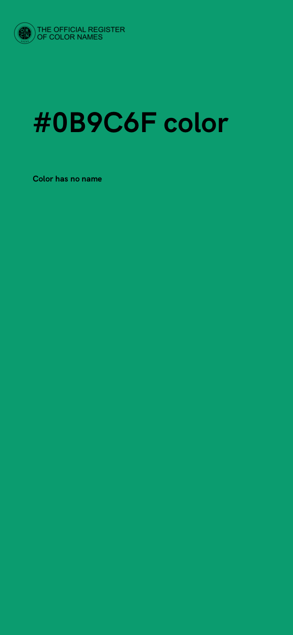 #0B9C6F color image