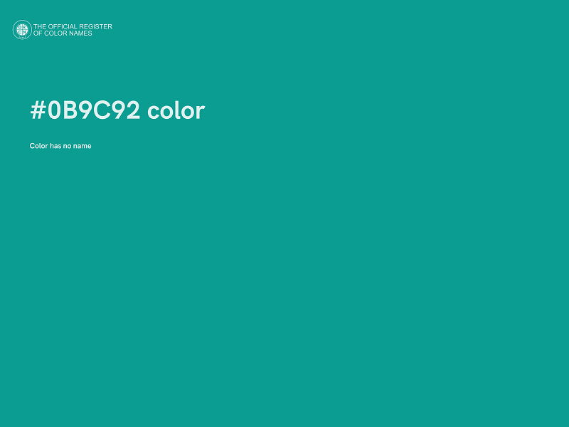 #0B9C92 color image