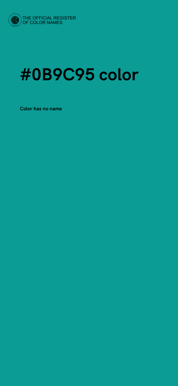 #0B9C95 color image