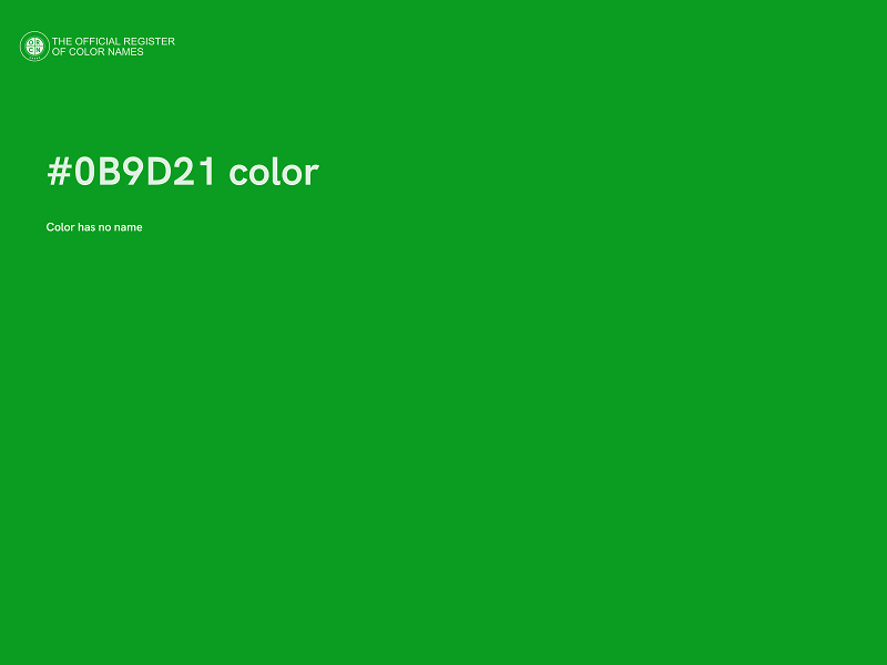 #0B9D21 color image