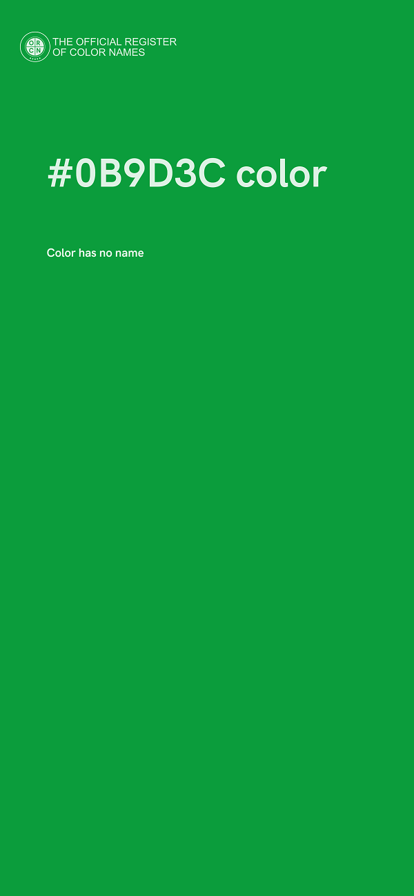 #0B9D3C color image