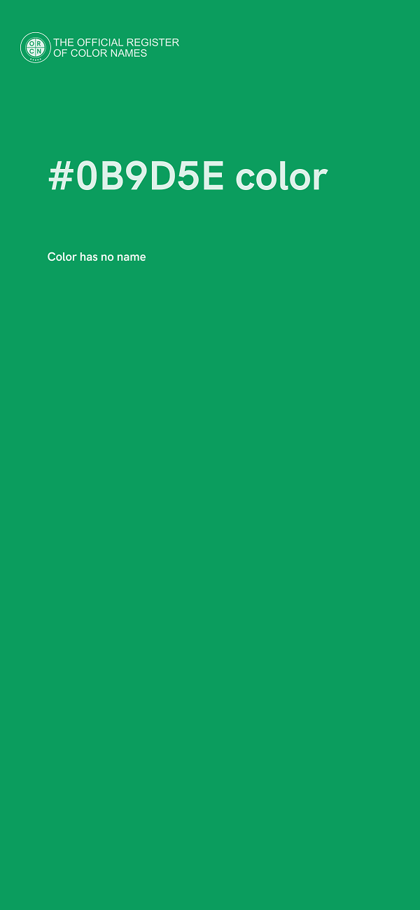 #0B9D5E color image