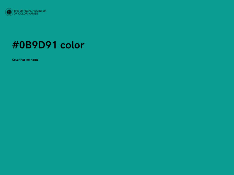 #0B9D91 color image