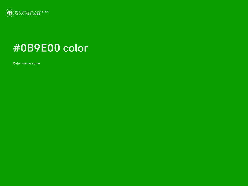 #0B9E00 color image