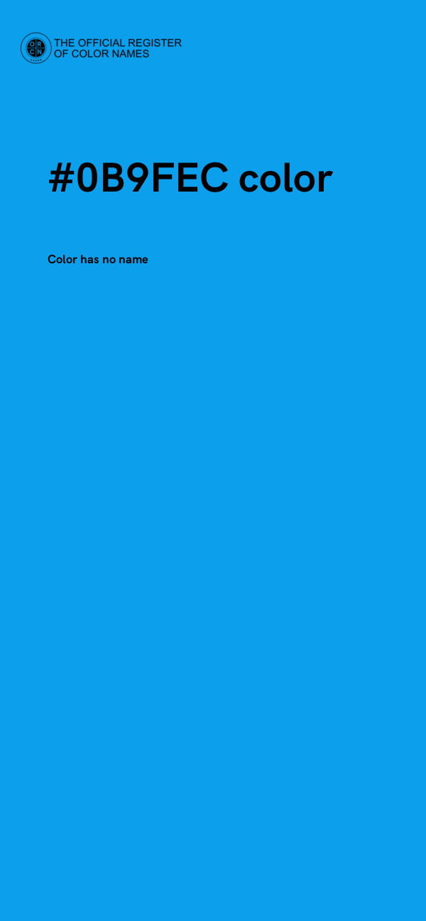 #0B9FEC color image
