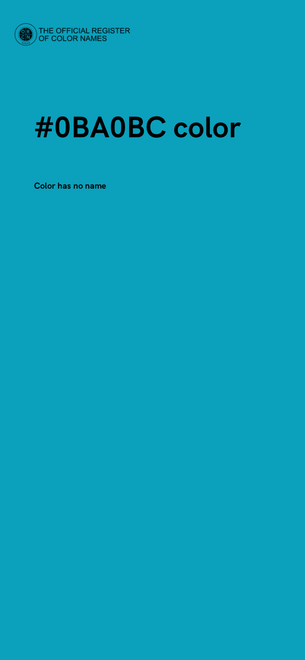 #0BA0BC color image