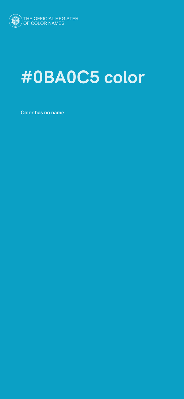 #0BA0C5 color image