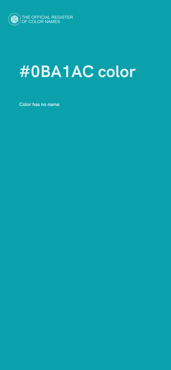 #0BA1AC color image