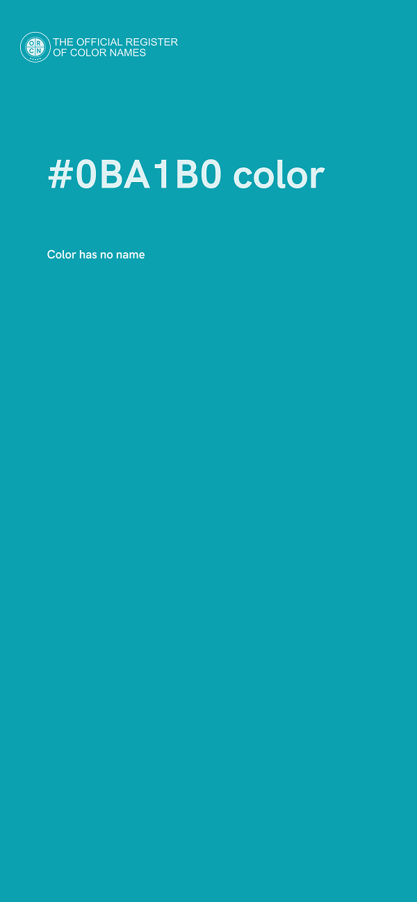 #0BA1B0 color image
