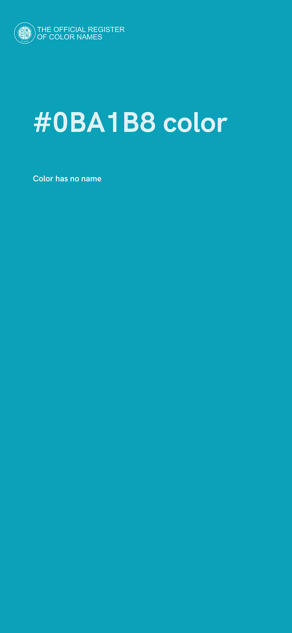 #0BA1B8 color image