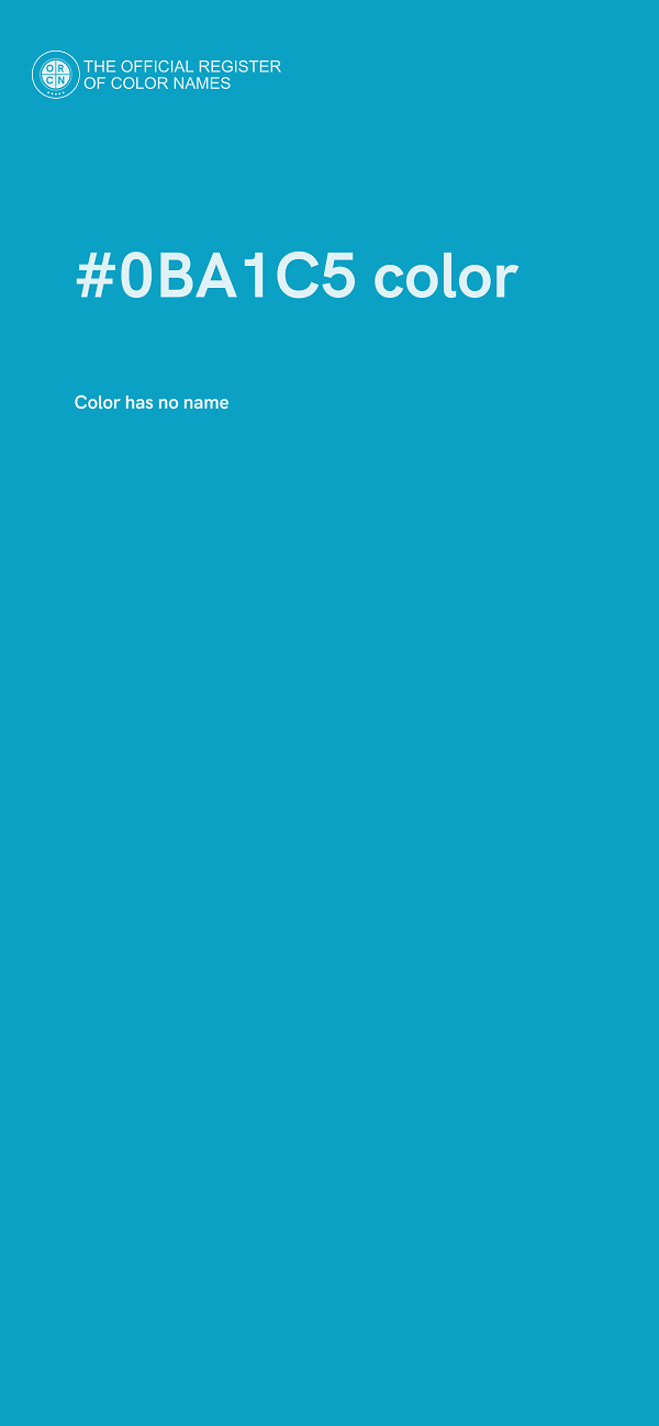 #0BA1C5 color image