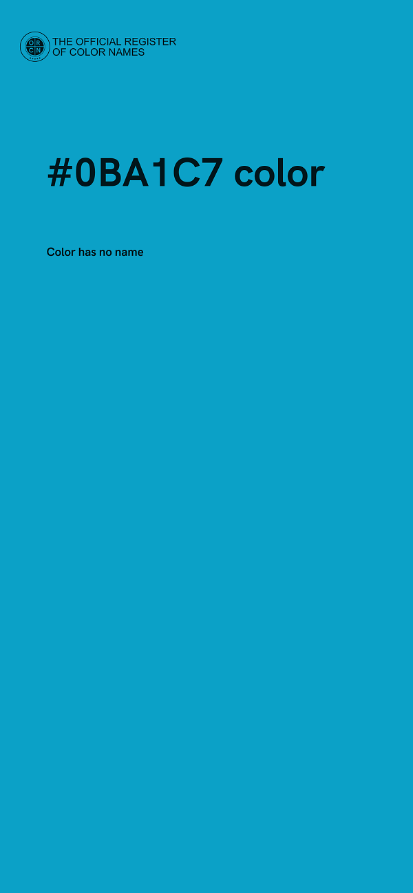 #0BA1C7 color image