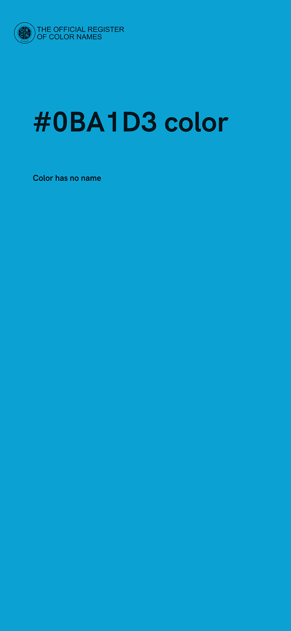 #0BA1D3 color image