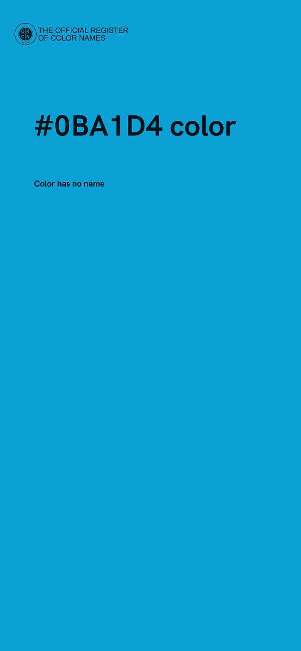 #0BA1D4 color image