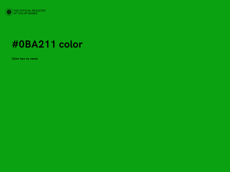 #0BA211 color image