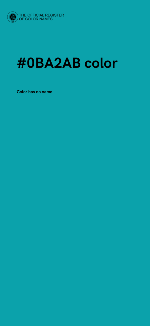 #0BA2AB color image