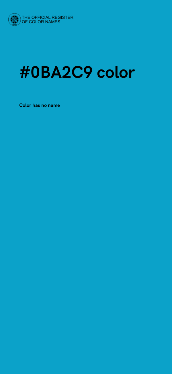 #0BA2C9 color image