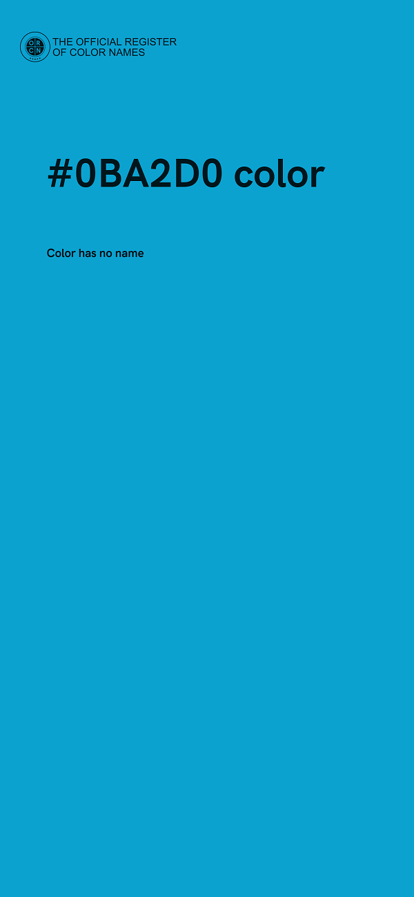 #0BA2D0 color image