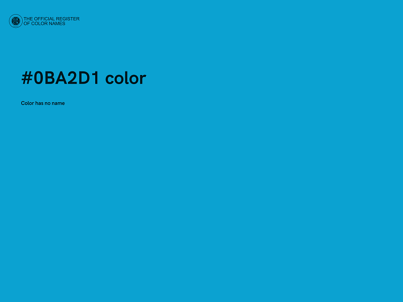 #0BA2D1 color image