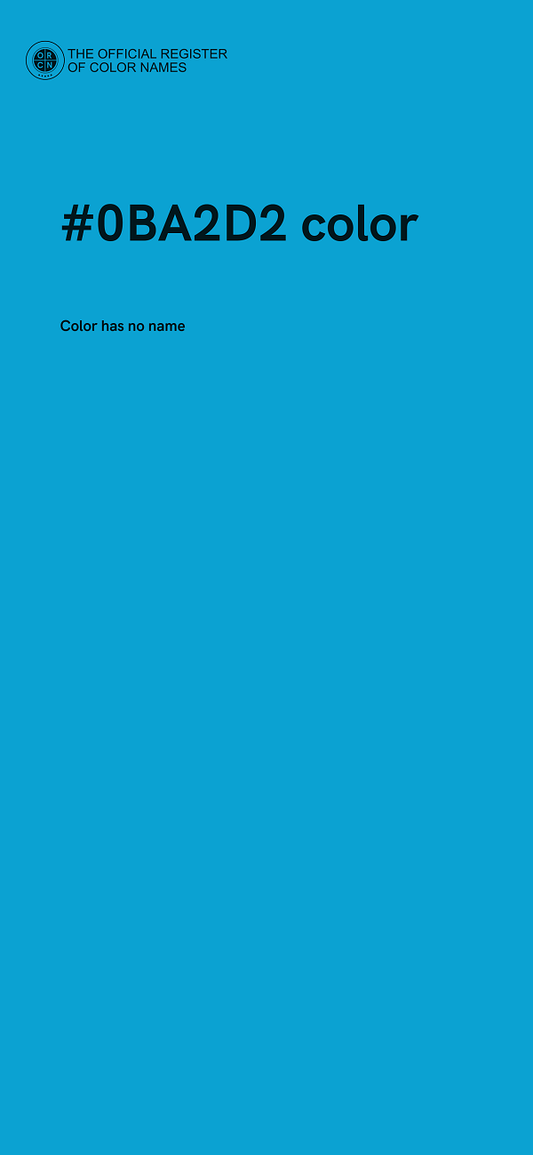 #0BA2D2 color image