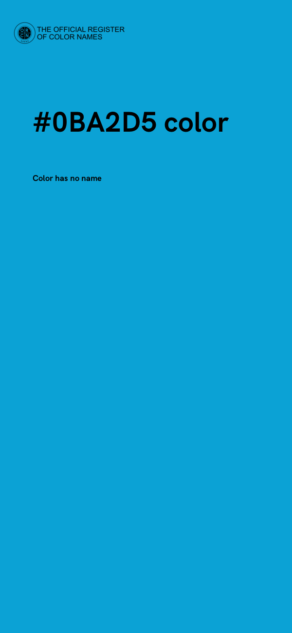 #0BA2D5 color image