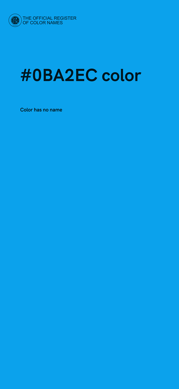 #0BA2EC color image
