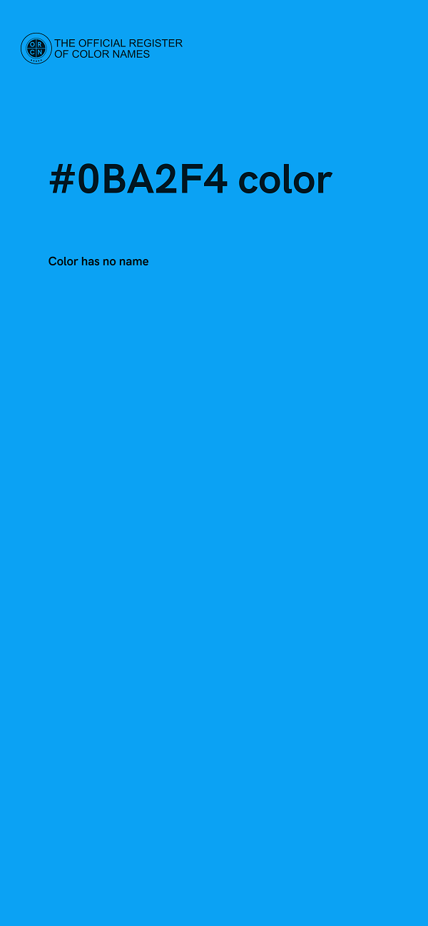 #0BA2F4 color image