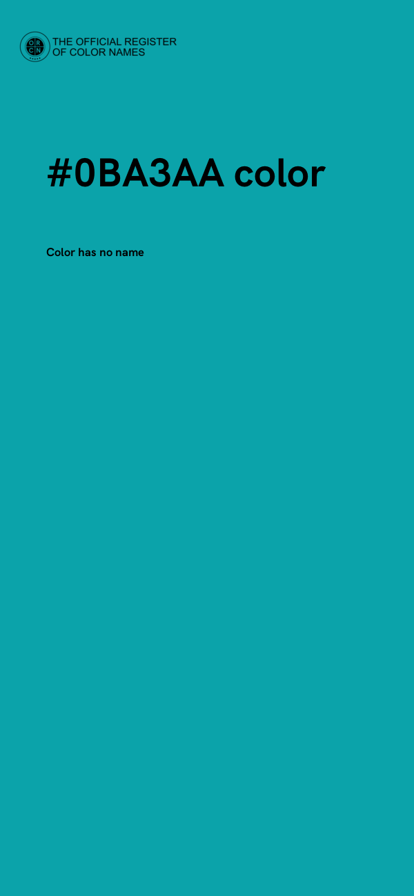 #0BA3AA color image