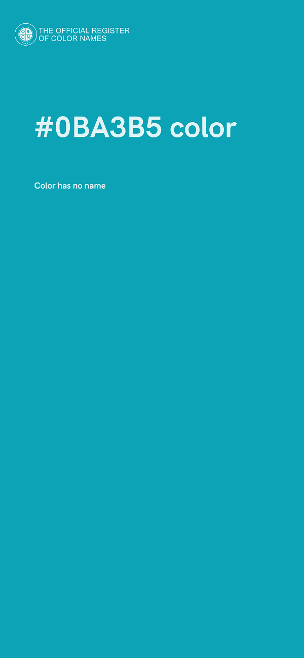#0BA3B5 color image