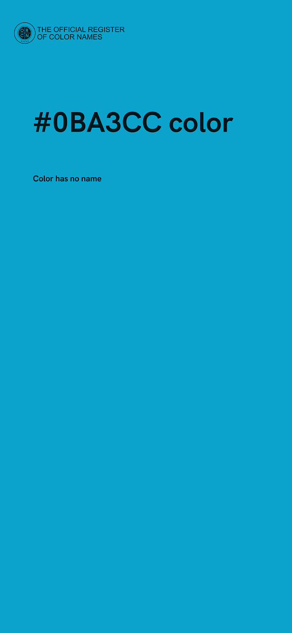 #0BA3CC color image