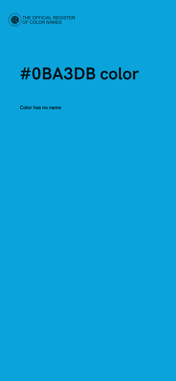 #0BA3DB color image