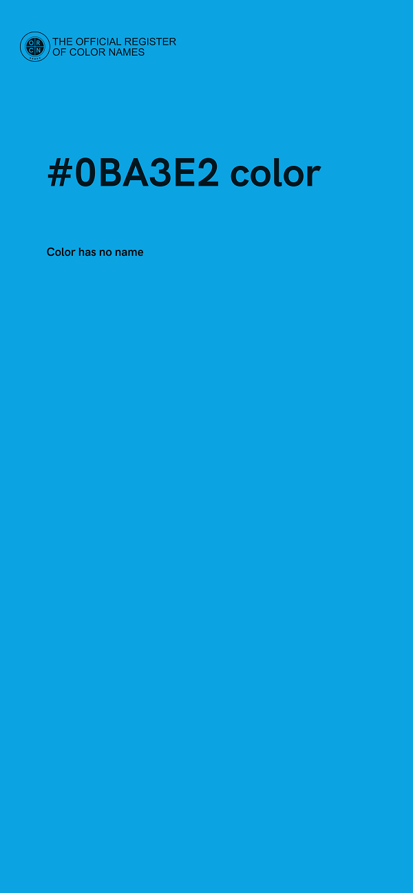 #0BA3E2 color image